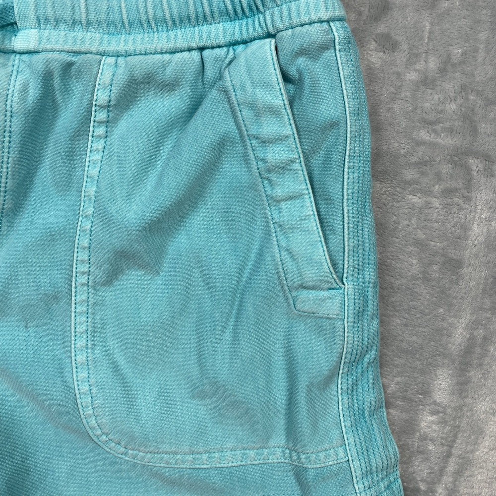 Athleta Light Teal Athletic Drawstring Shorts - Picture 4 of 8